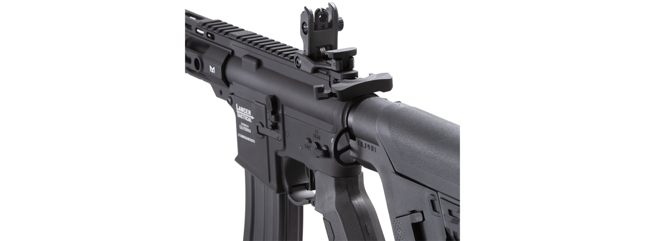 Lancer Tactical Enforcer BLACKBIRD AEG Rifle w/ Alpha Stock [HIGH FPS] (BLACK) - Click Image to Close