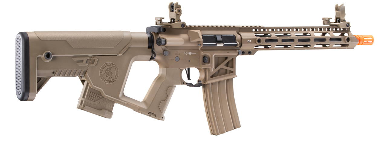 Lancer Tactical Enforcer Blackbird Skeleton AEG w/ Alpha Stock (Color: Tan)