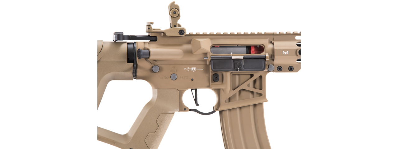 Lancer Tactical Enforcer Blackbird Skeleton AEG w/ Alpha Stock (Color: Tan)