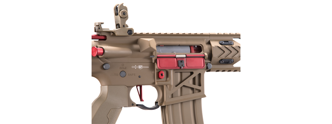 Lancer Tactical Enforcer Night Wing Skeleton AEG w/ Alpha Stock (Tan)