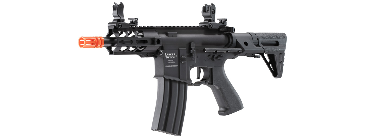 Lancer Tactical Enforcer Gen 2 Battle Hawk 4" PDW AEG (Color: Black) - Click Image to Close