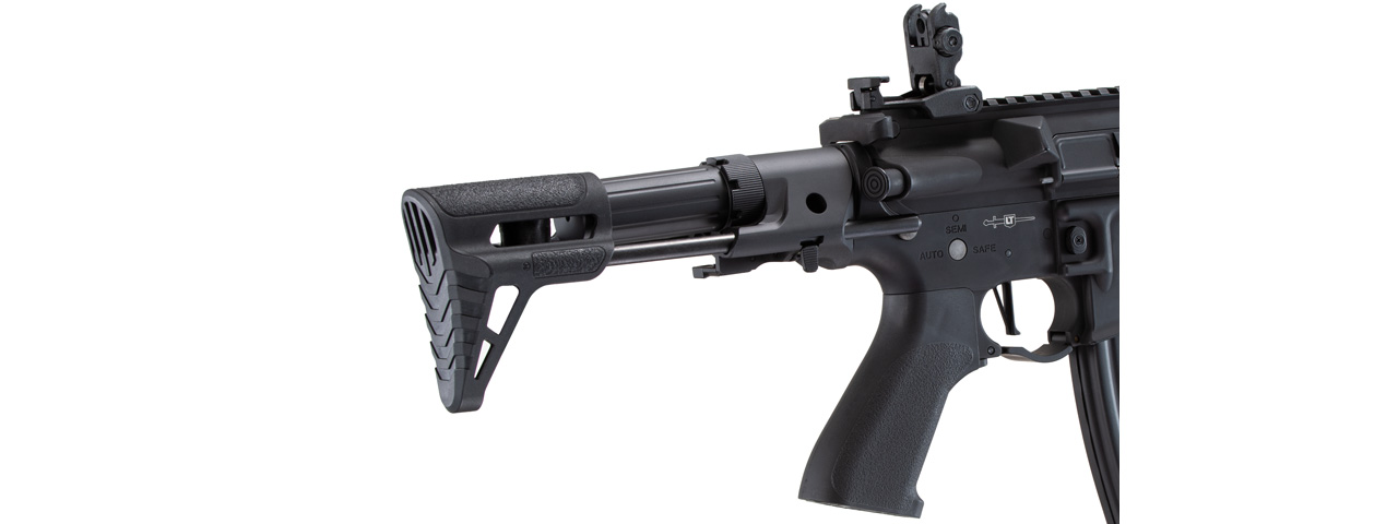 Lancer Tactical Enforcer Gen 2 Battle Hawk 4" PDW AEG (Color: Black) - Click Image to Close