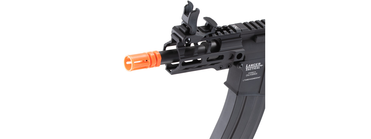 Lancer Tactical Enforcer Gen 2 Battle Hawk 4" PDW AEG (Color: Black) - Click Image to Close