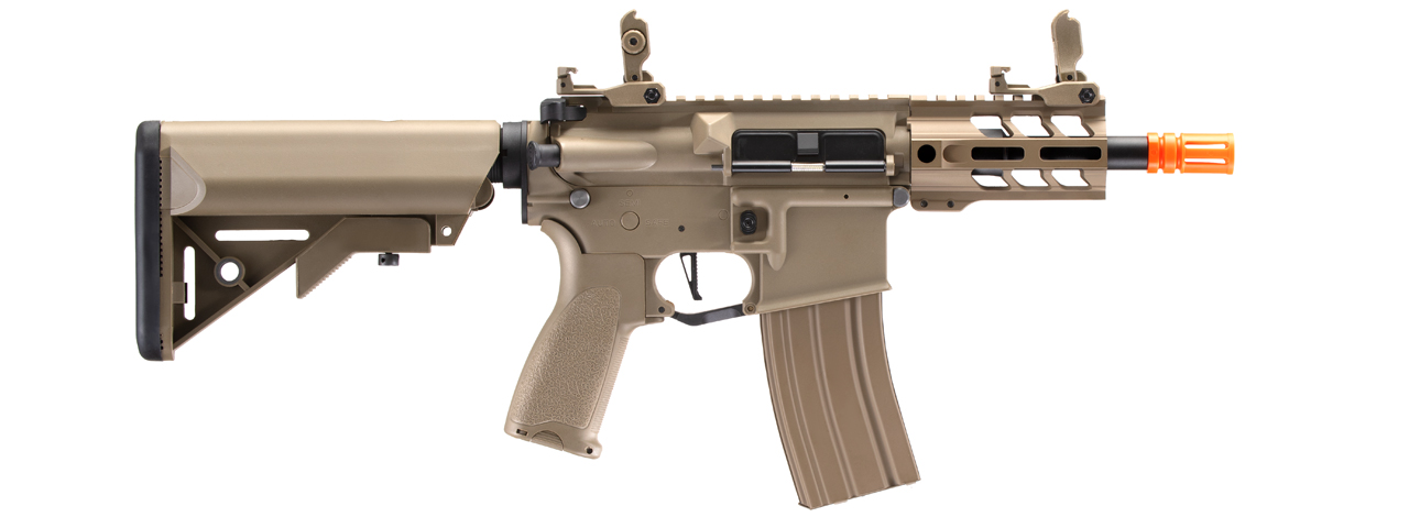 Lancer Tactical Enforcer Hybrid Gen 2 Battle Hawk 4" PDW AEG (Tan) - Click Image to Close