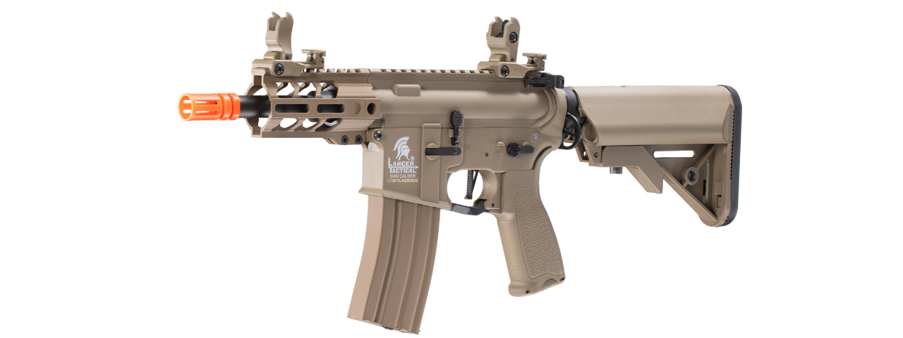 Lancer Tactical Enforcer Hybrid Gen 2 Battle Hawk 4" PDW AEG (Tan) - Click Image to Close