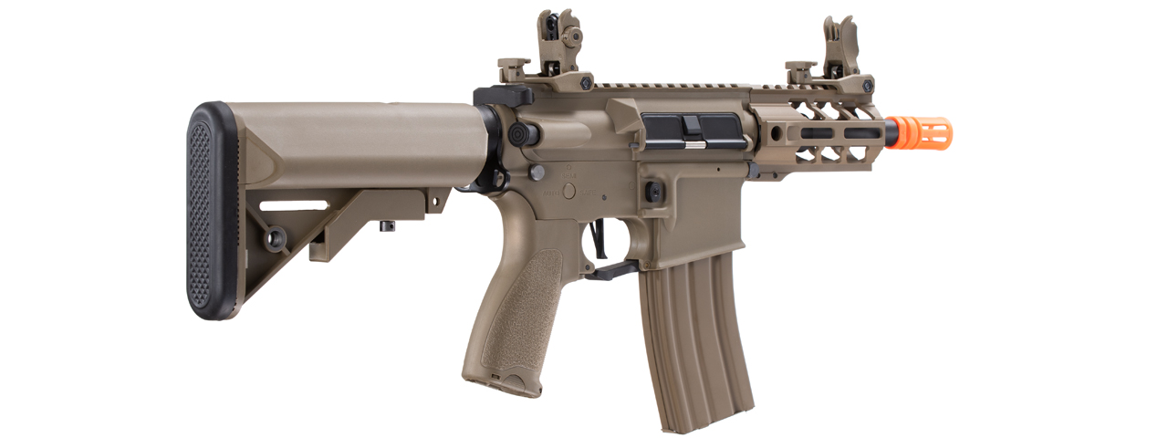 Lancer Tactical Enforcer Hybrid Gen 2 Battle Hawk 4" PDW AEG (Tan) - Click Image to Close