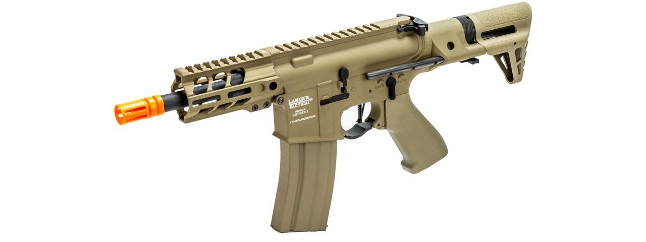 Lancer Tactical Enforcer Gen 2 Battle Hawk 4" PDW AEG (Color: Tan)