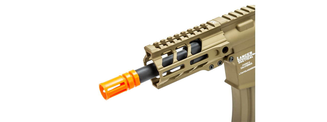 Lancer Tactical Enforcer Gen 2 Battle Hawk 4" PDW AEG (Color: Tan)