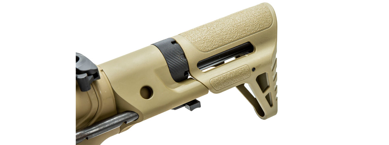 Lancer Tactical Enforcer Gen 2 Battle Hawk 4" PDW AEG (Color: Tan) - Click Image to Close