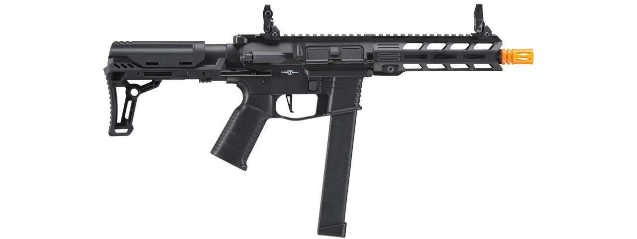 Lancer Tactical Gen 2 9mm Battle X CQB Carbine Airsoft AEG (Color: Black) - Click Image to Close