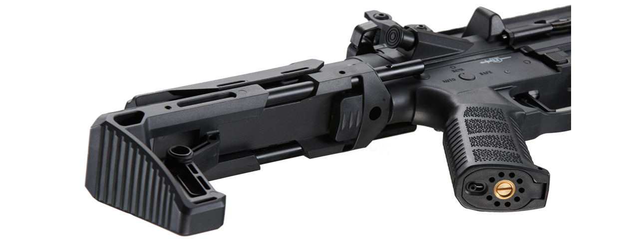 Lancer Tactical Gen 2 9mm Battle X CQB Carbine Airsoft AEG (Color: Black) - Click Image to Close