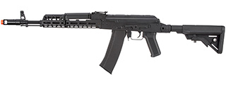 Lancer Tactical AK74 Full Metal Rifle w/ 10.5 inch M-LOK Handguard (Color: Black)