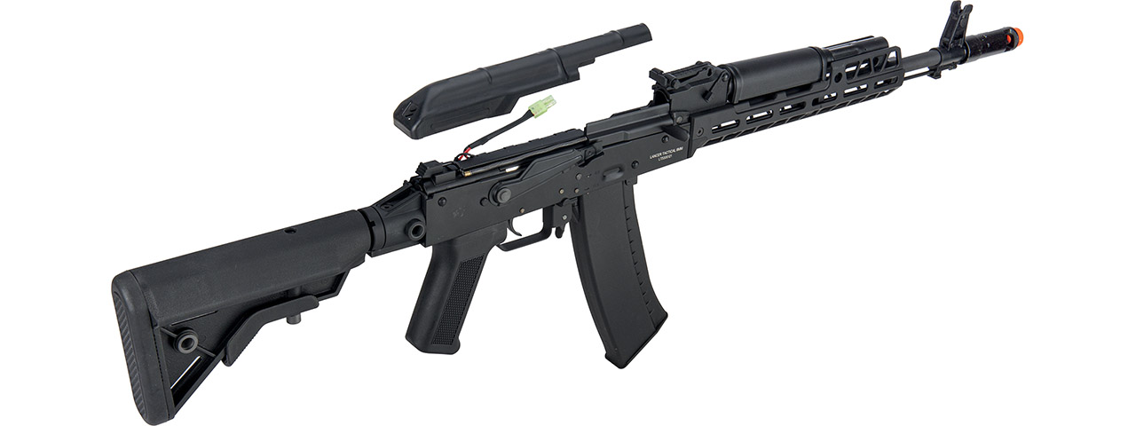 Lancer Tactical AK74 Full Metal Rifle w/ 10.5 inch M-LOK Handguard (Color: Black)