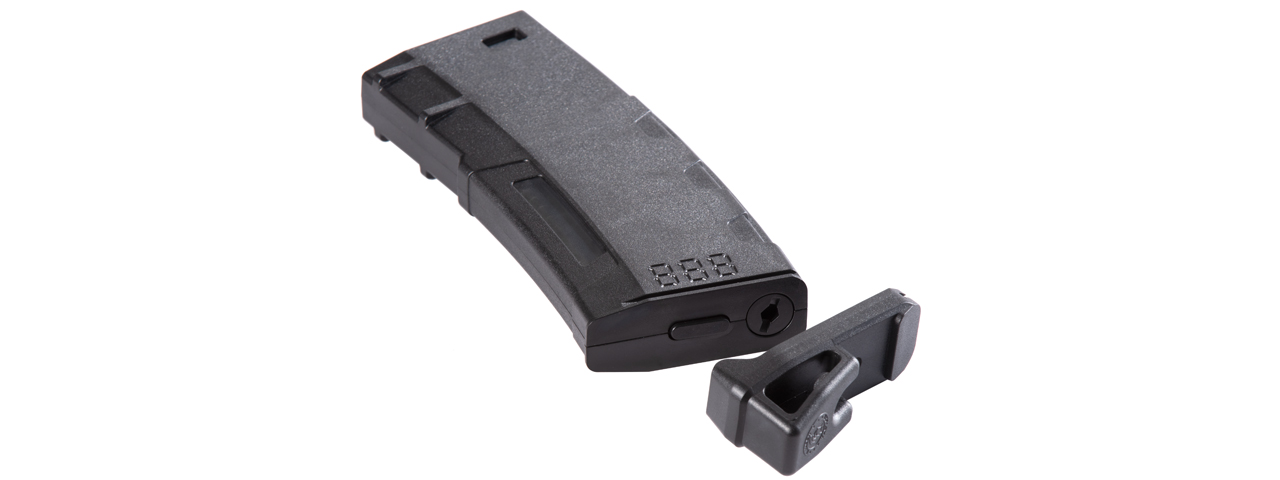 Lancer Tactical 130 Round High Speed Mid-Cap Magazine Pack of 5 (Black) - Click Image to Close