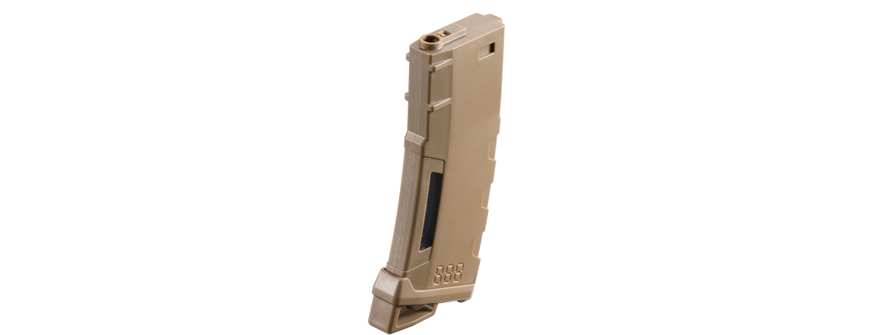 Lancer Tactical 130 Round High Speed Mid-Cap Magazine Pack of 5 (Tan) - Click Image to Close