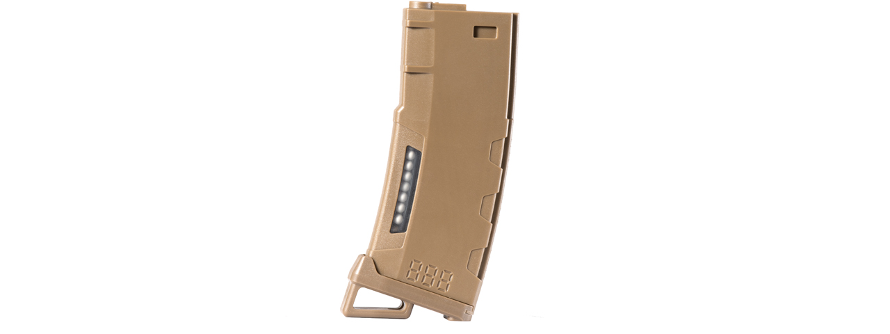 Lancer Tactical 130 Round High Speed Mid-Cap Magazine (Tan) - Click Image to Close