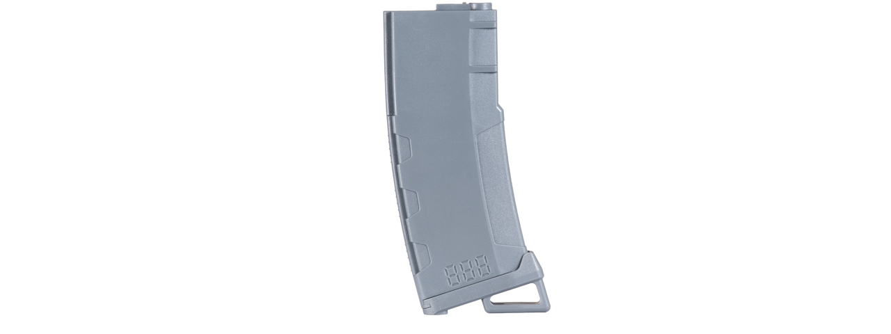Lancer Tactical 130 Round High Speed Mid-Cap Magazine Pack of 5 (Gray) - Click Image to Close