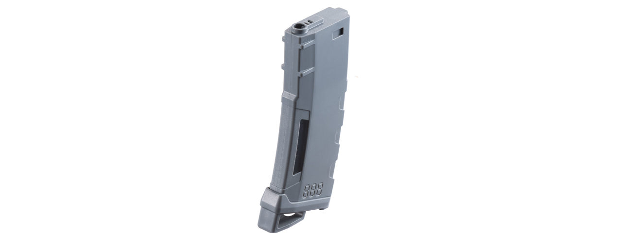 Lancer Tactical 130 Round High Speed Mid-Cap Magazine Pack of 5 (Gray) - Click Image to Close