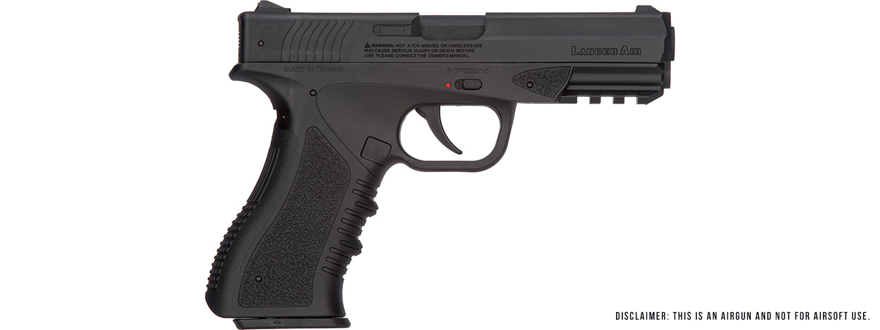 Lancer Air Defender LTA-3B CO2 Half-Blowback 4.5mm AirGun (Color: Black) - Click Image to Close