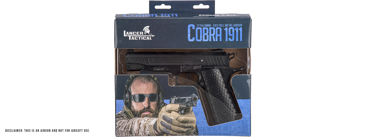 Lancer Air Defender LTA-3B CO2 Half-Blowback 4.5mm AirGun (Color: Black) - Click Image to Close