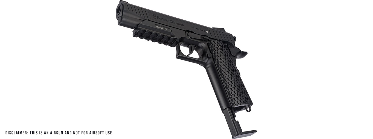 Lancer Air Cobra LTA-50B CO2 Half-Blowback 4.5mm Airgun (Color: Black) - Click Image to Close