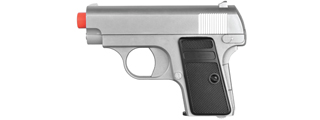 Lancer Tactical M222 Spring Powered Airsoft Pistol (Color: Silver)