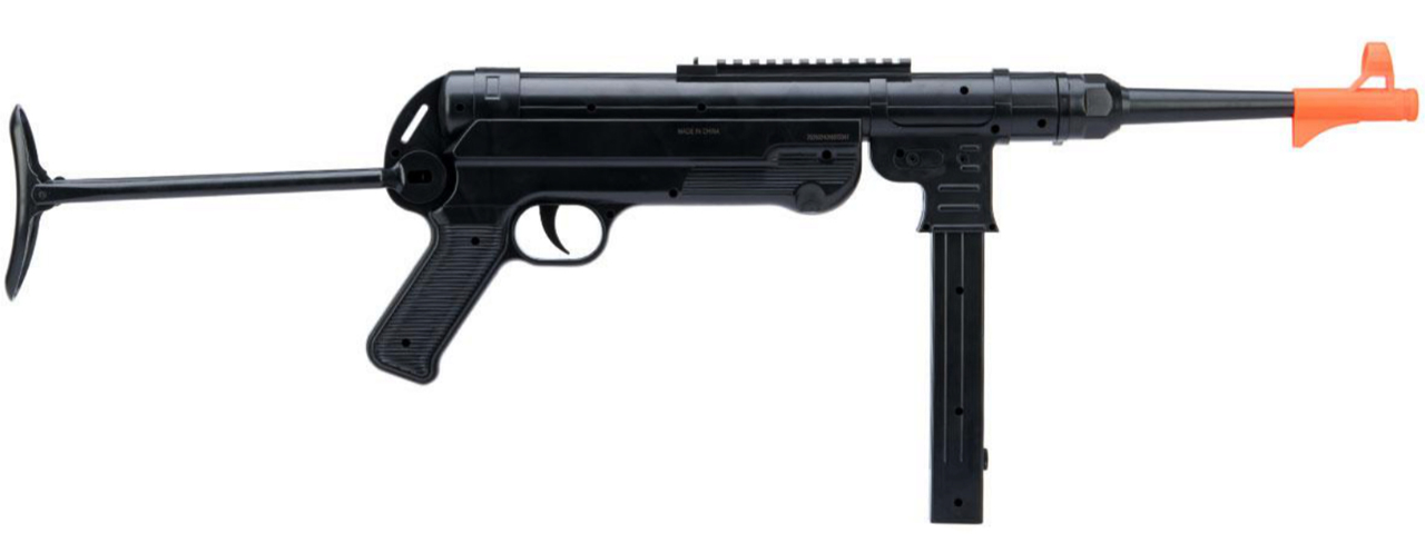 Double Eagle MP40 WWII Spring Rifle in Polybag (Color: Black)