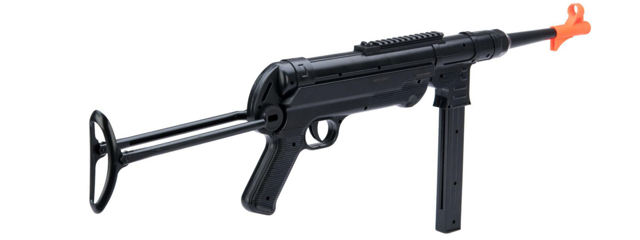 Double Eagle MP40 WWII Spring Rifle in Polybag (Color: Black) - Click Image to Close