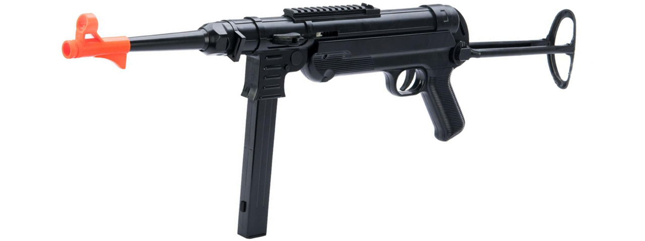 Double Eagle MP40 WWII Spring Rifle in Polybag (Color: Black) - Click Image to Close