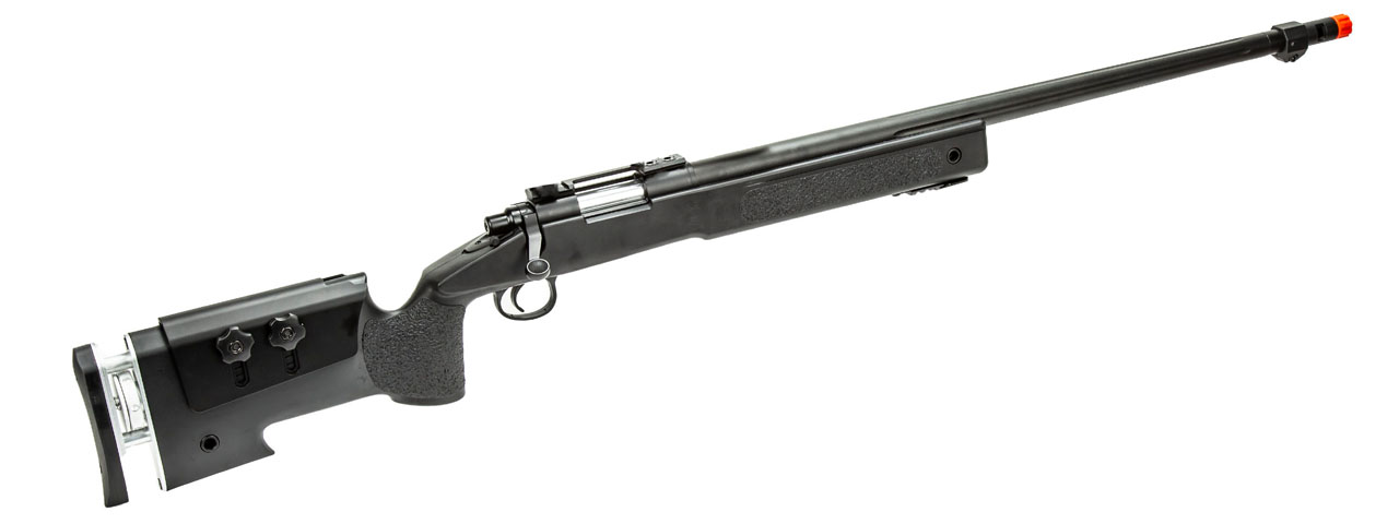 WellFire MB17B Airsoft Bolt Action Sniper Rifle (Color: Black) - Click Image to Close