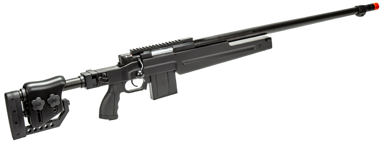 WellFire MB4415B Bolt Action Airsoft Sniper Rifle (Color: Black) - Click Image to Close