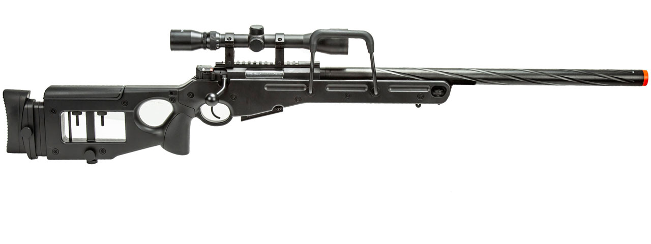 WellFire SV98 Bolt Action Airsoft Sniper Rifle w/ Scope (Color: Gray) - Click Image to Close