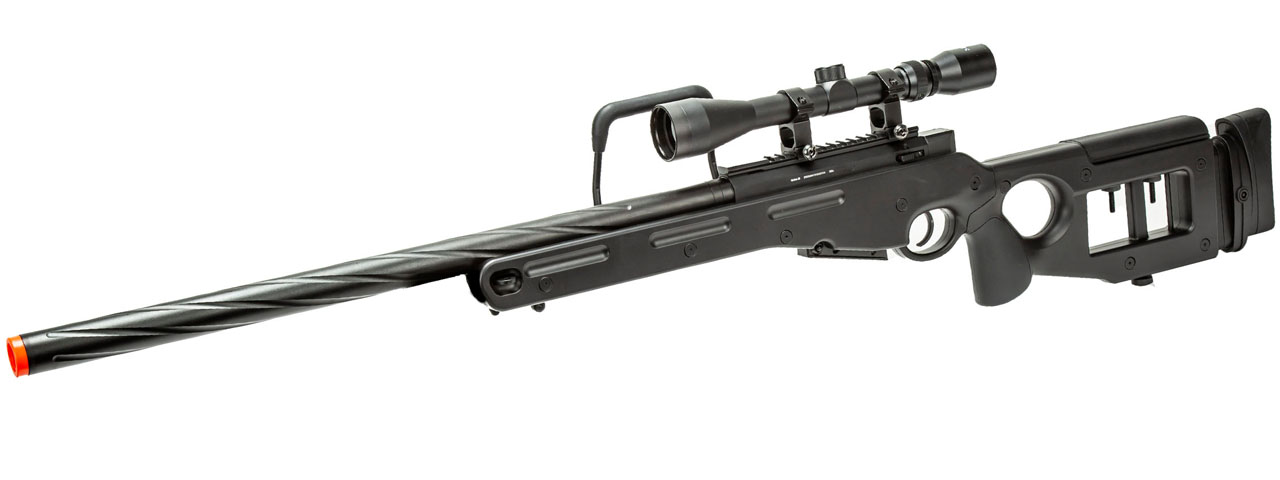 WellFire SV98 Bolt Action Airsoft Sniper Rifle w/ Scope (Color: Gray) - Click Image to Close