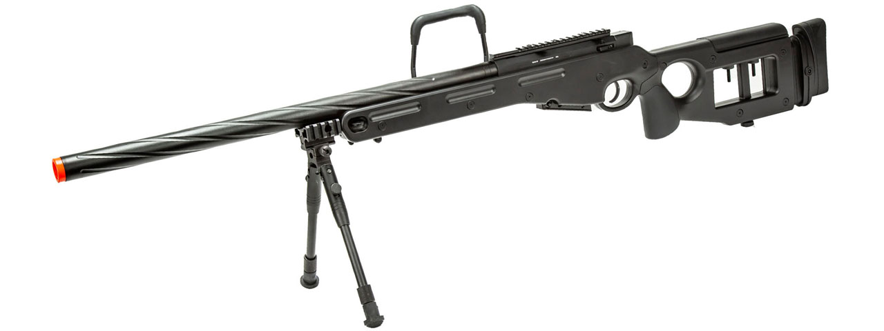 WellFire SV98 Bolt Action Airsoft Sniper Rifle w/ Bipod (Color: Gray) - Click Image to Close