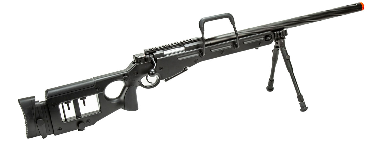 WellFire SV98 Bolt Action Airsoft Sniper Rifle w/ Bipod (Color: Gray) - Click Image to Close