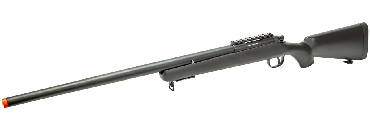 WellFire MBG23B Bolt Action Gas Powered Airsoft Sniper Rifle (Color: Black)