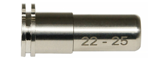 Maxx Model CNC Titanium Adjustable Air Seal Nozzle 22mm - 25mm for Airsoft AEG