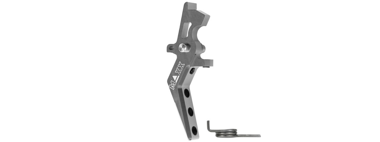 Maxx Model CNC Aluminum Advanced Speed Trigger Style A (Color: Titan) - Click Image to Close