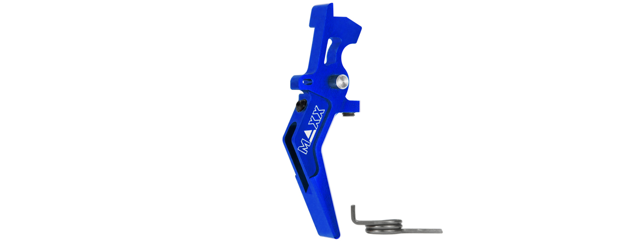 Maxx Model CNC Aluminum Advanced Speed Trigger Style A (Color: Blue)