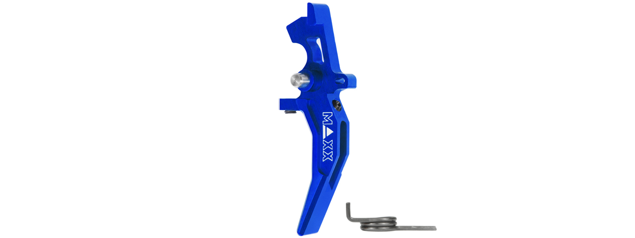 Maxx Model CNC Aluminum Advanced Speed Trigger Style C (Color: Blue) - Click Image to Close