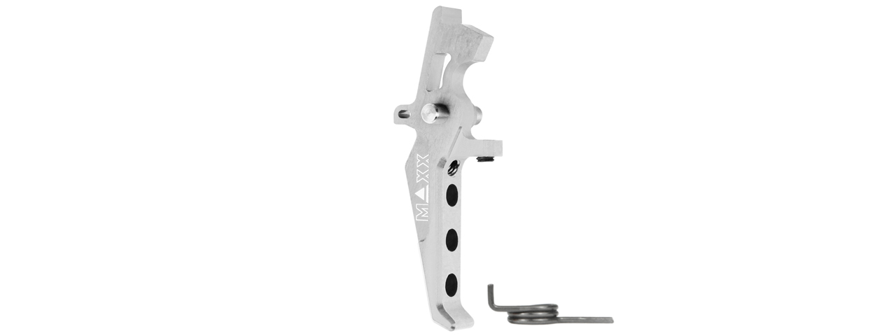 Maxx Model CNC Aluminum Advanced Speed Trigger Style E (Color: Silver) - Click Image to Close
