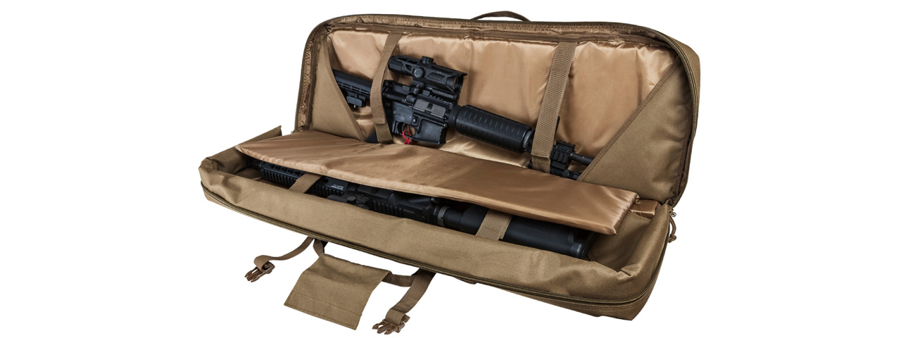 NcStar 36" Tactical Double Carbine Rifle Bag (Color: Tan)