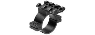 NcStar 1" Scope Mount Adapter w/ Weaver Rail (Color: Black)