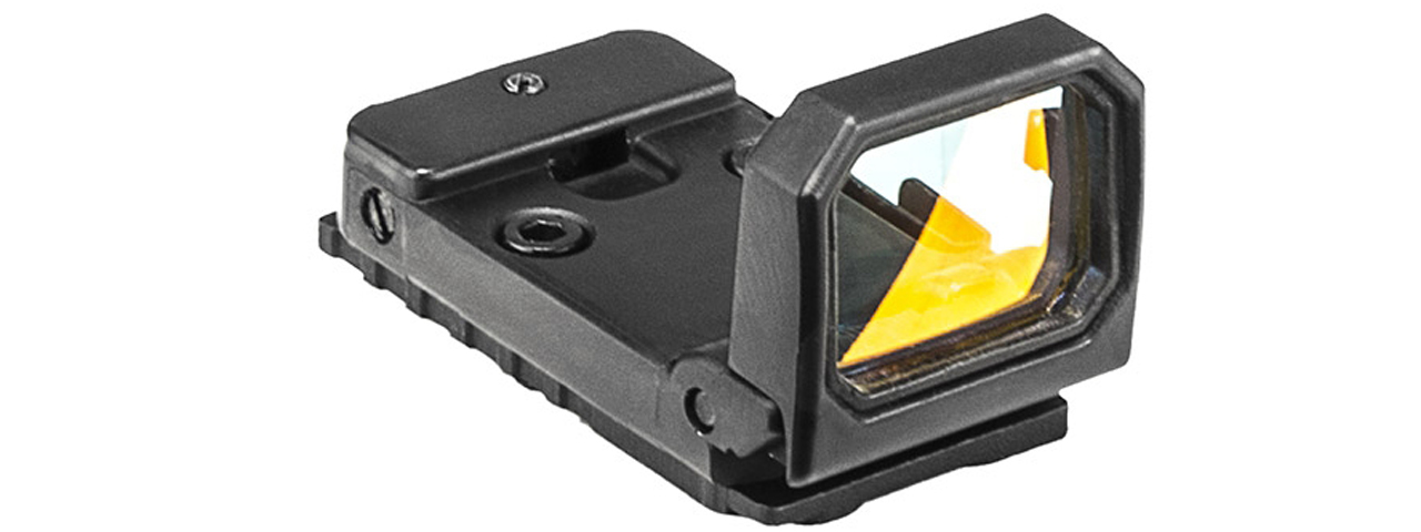 NcStar Mod 2 Flip-Up Red Dot Sight for Glock Series Airsoft Gas Blowback Pistols (Color: Black)