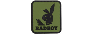 Bad Boy with Gun PVC Patch (Color: OD Green)