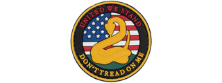 United We Stand. Don't Tread On Me PVC Patch