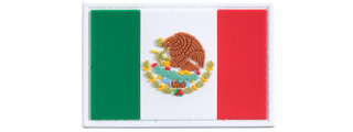 Mexico Flag PVC Patch