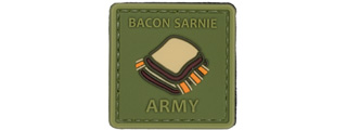 Bacon Sarnie Army PVC Patch (Color: OD Green)