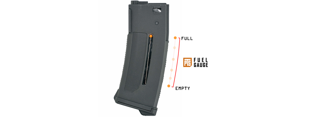 PTS Enhanced Polymer EPM1 250 Round Mid-Cap Magazine for M4/M16 AEGs (Color: Black)