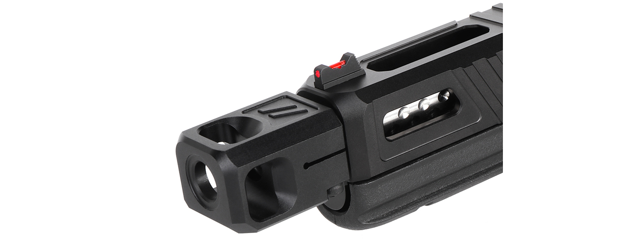 PTS ZEV Technologies Licensed V2 PRO Compensator for G-Series GBB Airsoft Pistols (Color: Black)